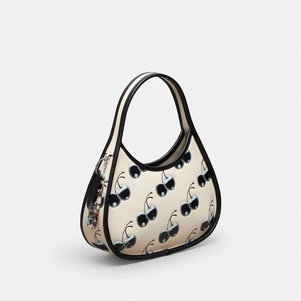 Ergo Bag In Coachtopia Leather With Cherry Print