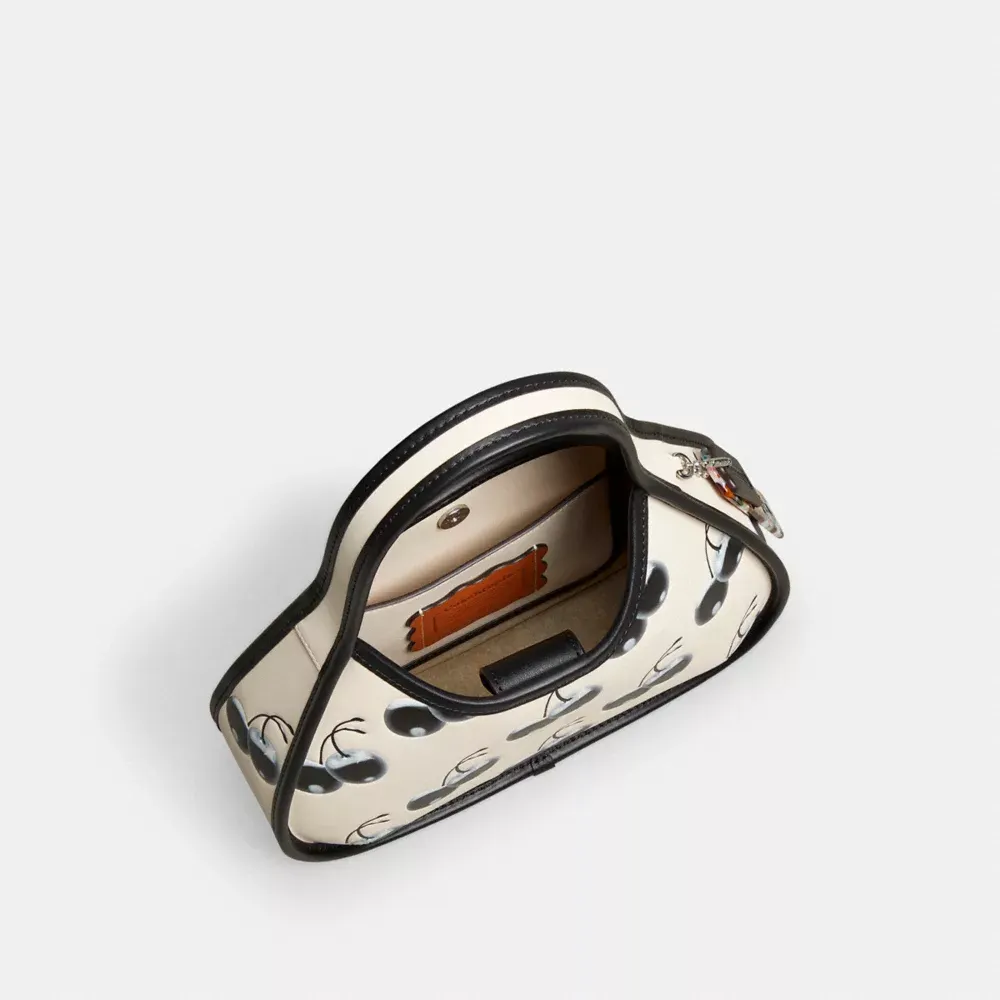 Ergo Bag In Coachtopia Leather With Cherry Print