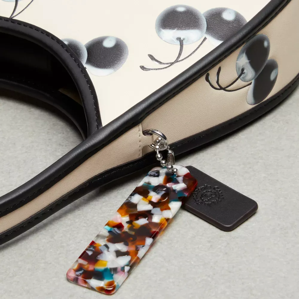 Ergo Bag In Coachtopia Leather With Cherry Print