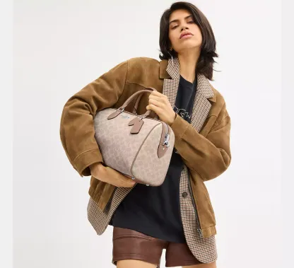 Rowan Large Satchel Bag In Signature Canvas