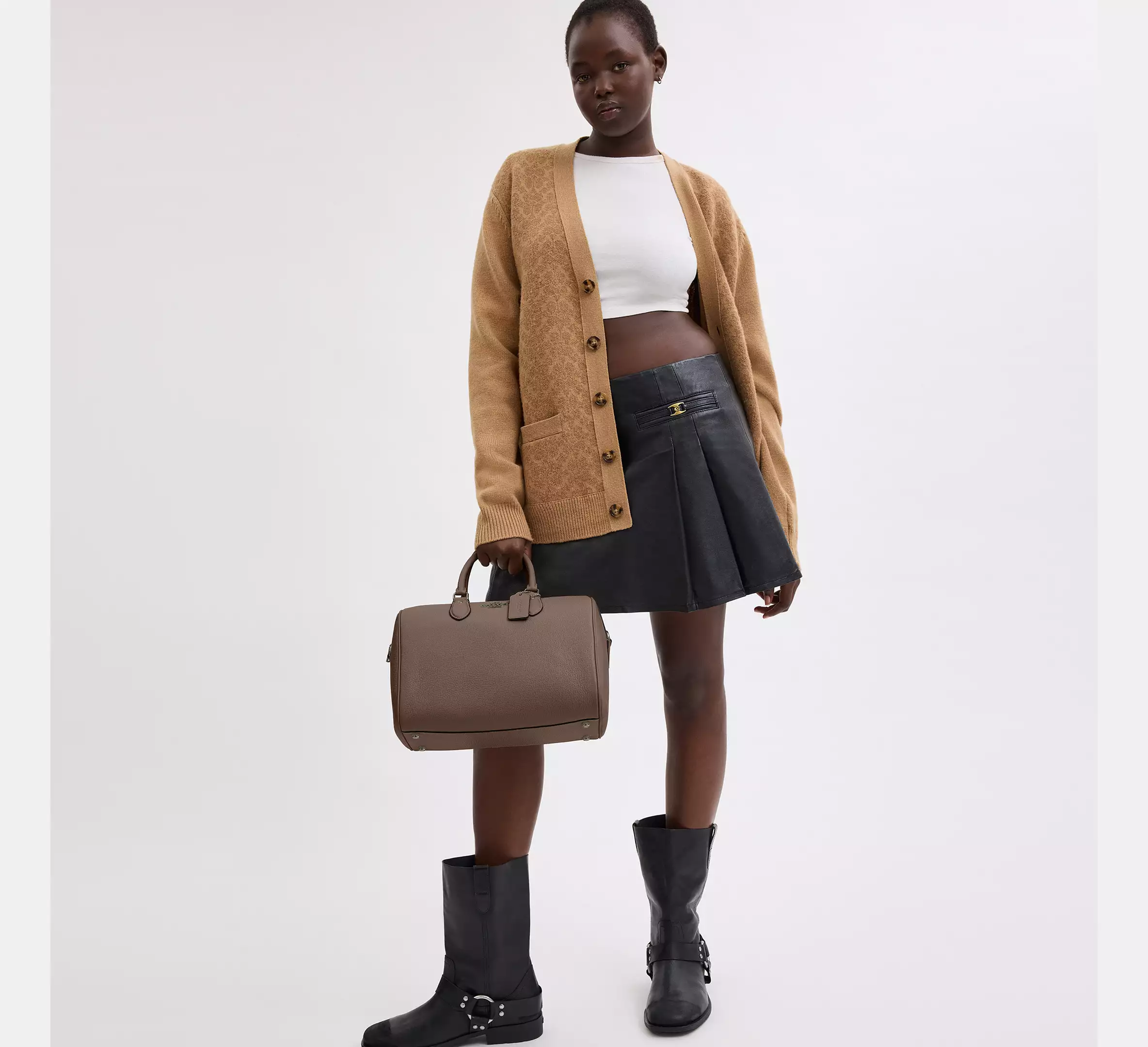 Rowan Large Satchel Bag In Signature Canvas