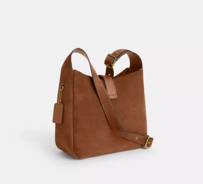 Hadley Convertible Crossbody Bag In Suede