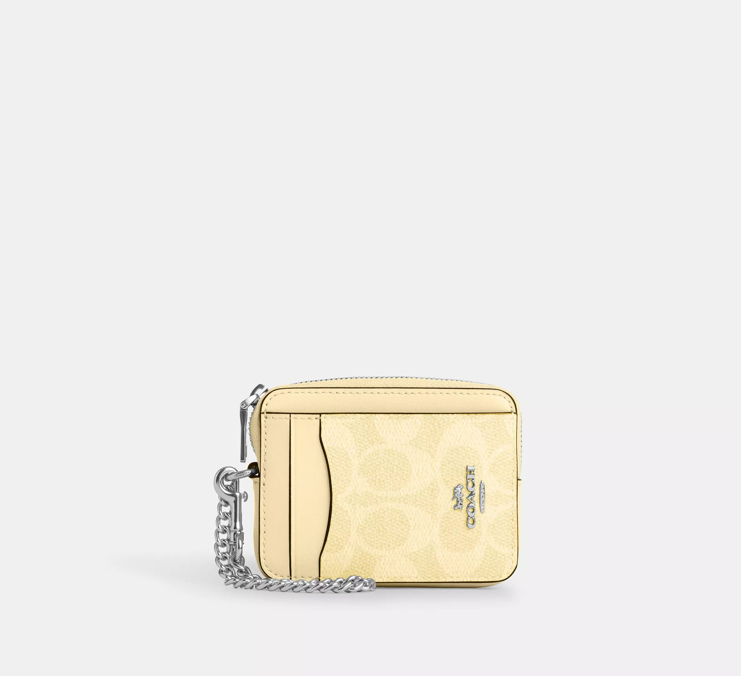 Zip Card Case In Signature Canvas