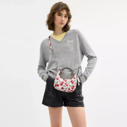 Carmen Mini Crossbody Bag With Cherry Print