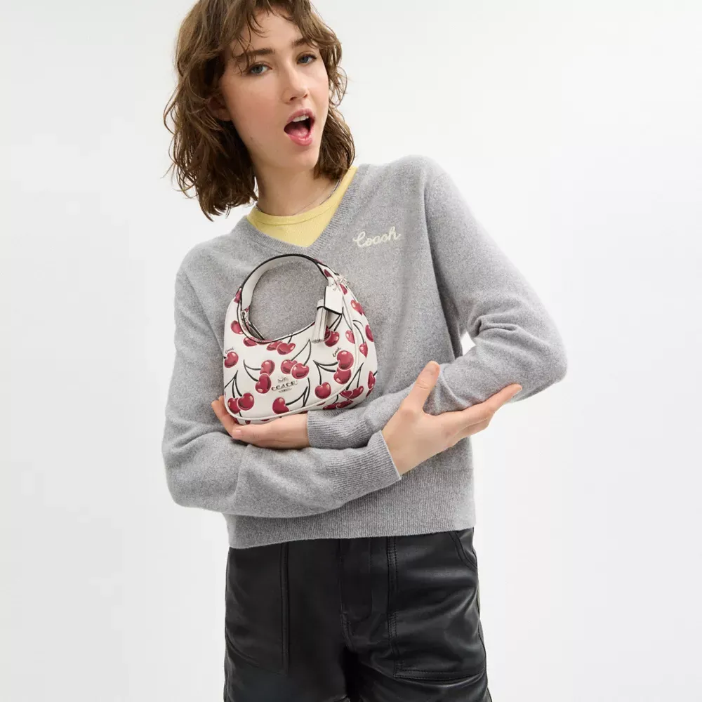 Carmen Mini Crossbody Bag With Cherry Print