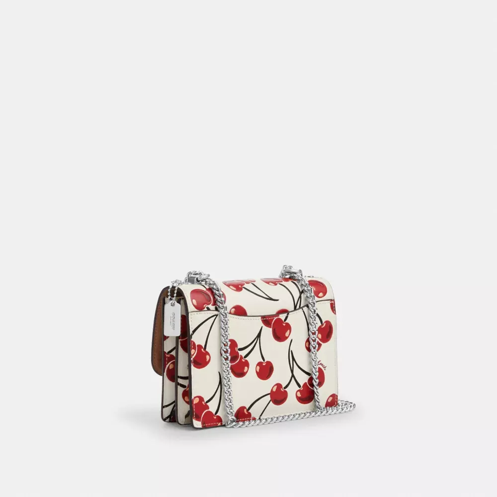 [Copy]Mini Klare Crossbody Bag In Signature Canvas With Cherry Print