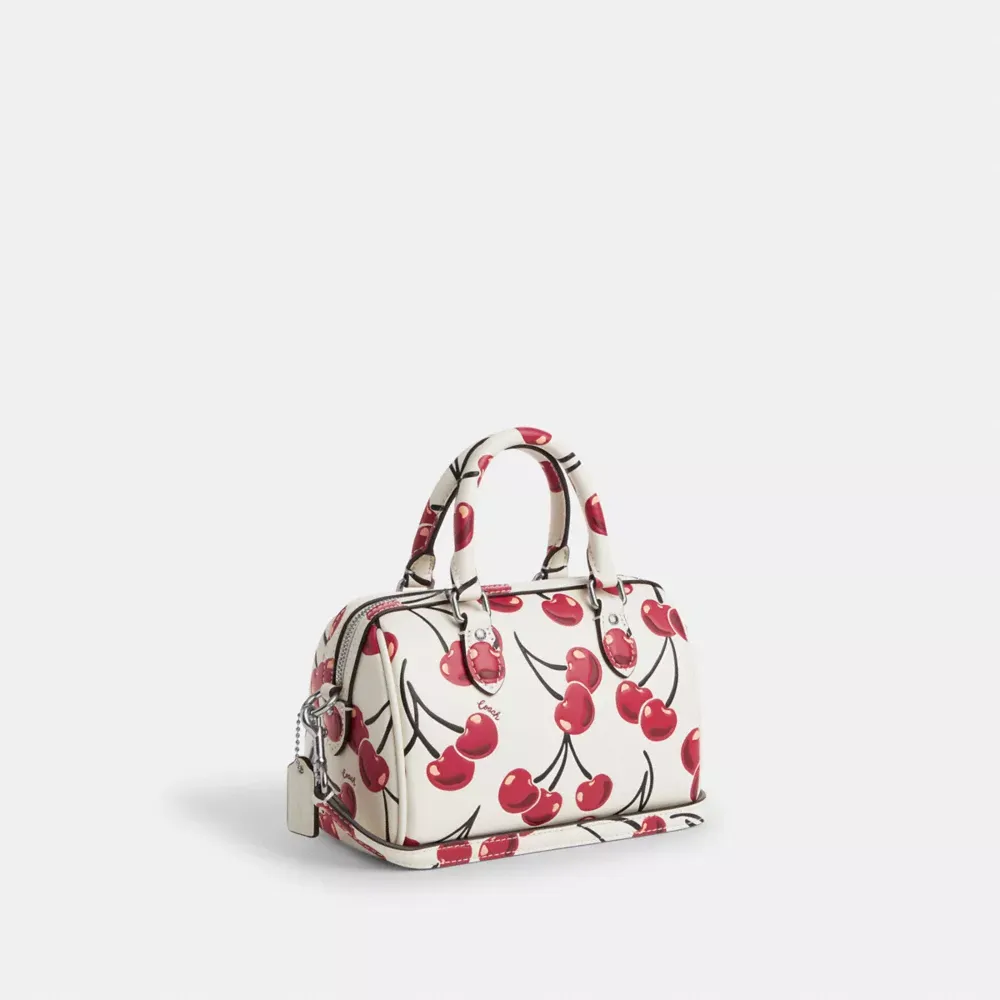 Mini Rowan Crossbody Bag With Cherry Print