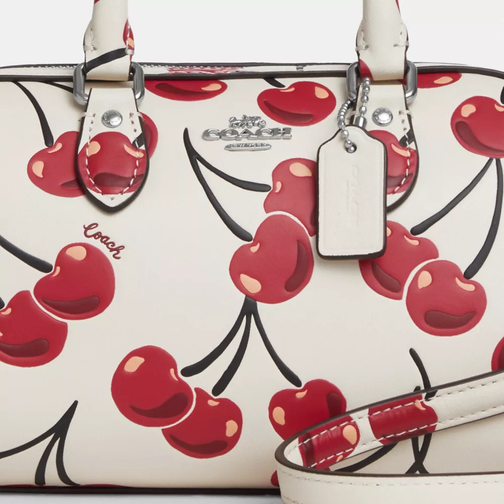 Mini Rowan Crossbody Bag With Cherry Print