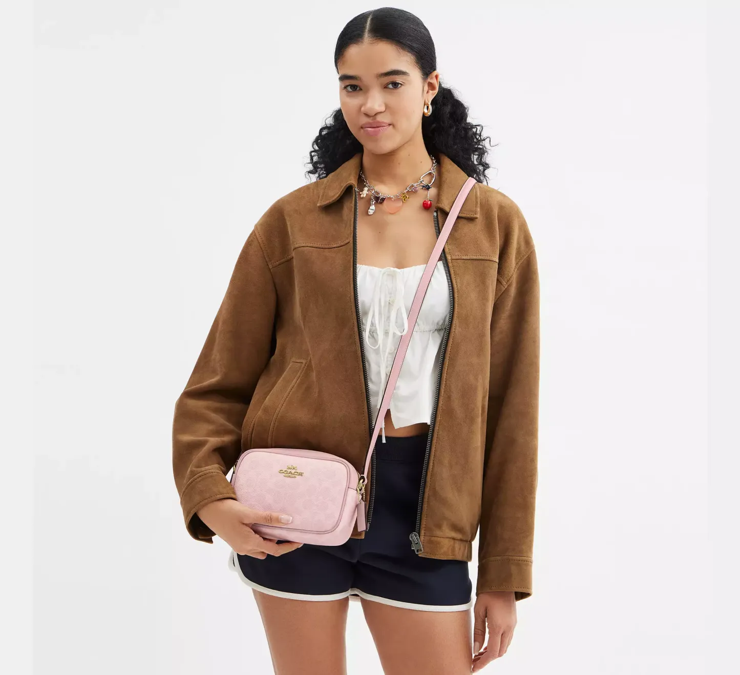 Mini Camera Bag In Signature Canvas