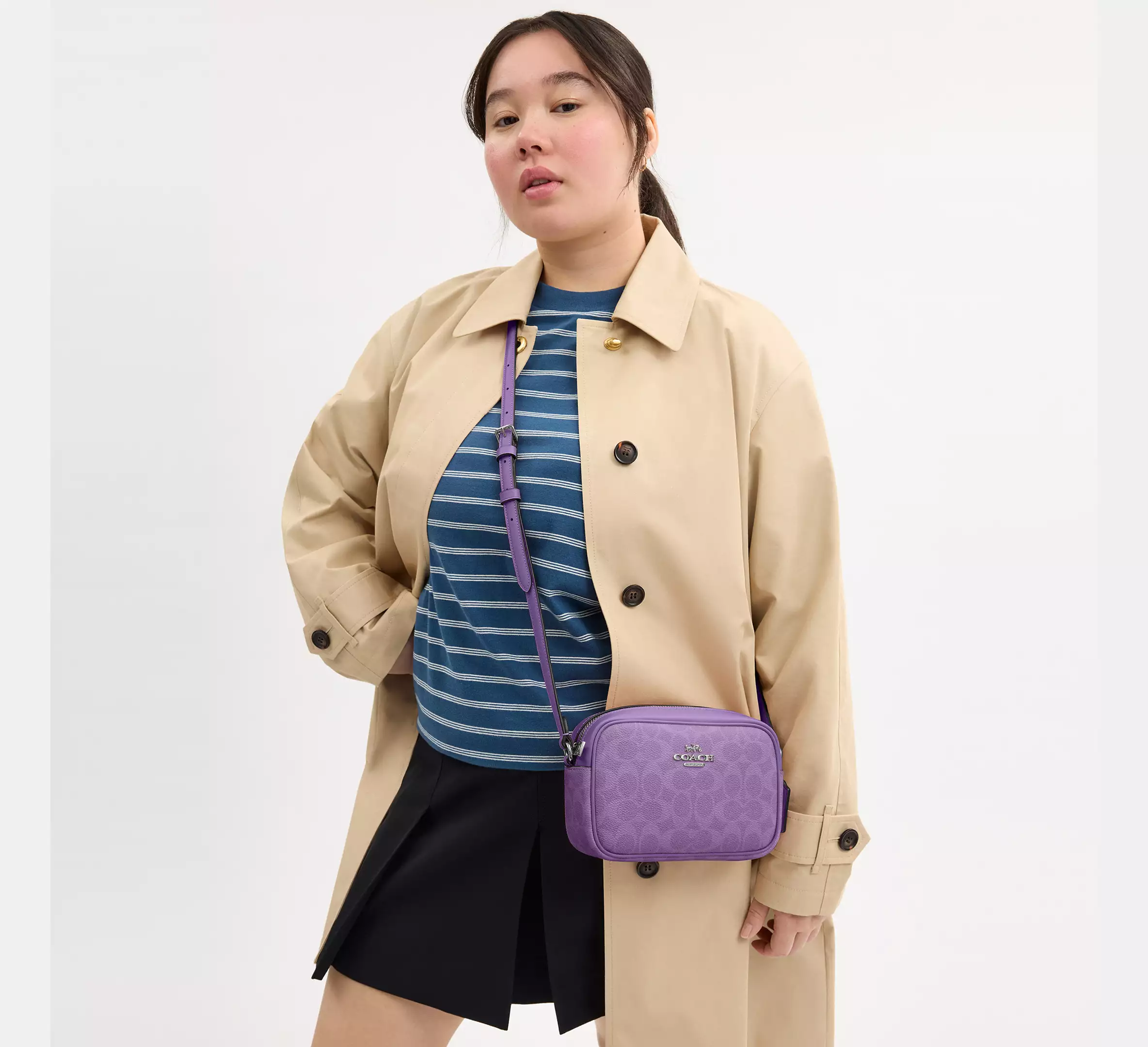 Mini Jamie Camera Bag In Signature Canvas