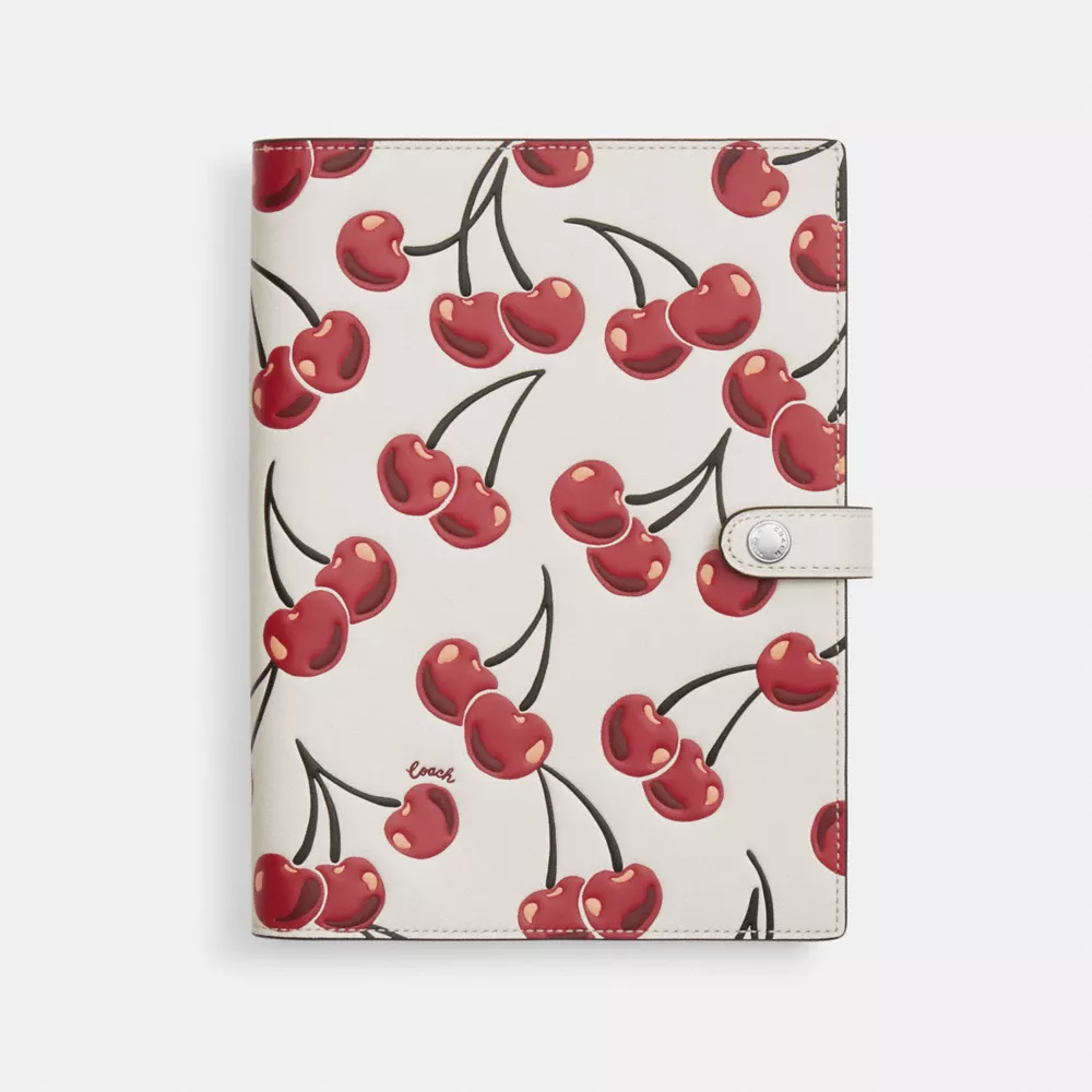 Notebook With Cherry Print