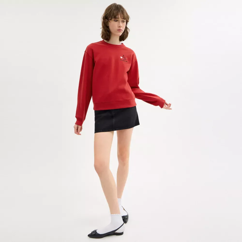 Cherry Crewneck Sweatshirt