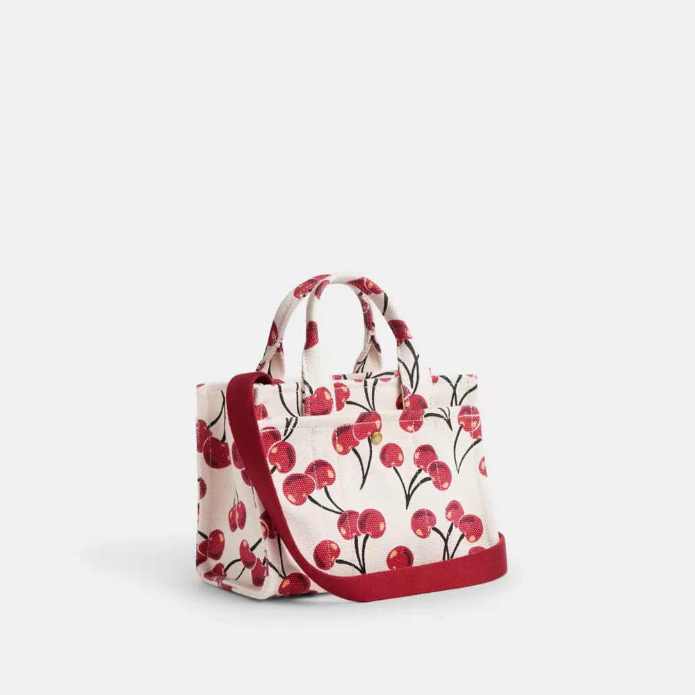 Cargo Tote Bag 20 With Cherry Print