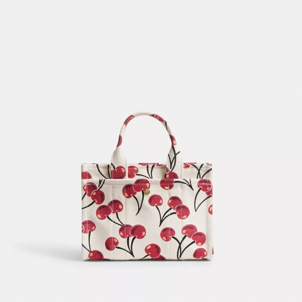Cargo Tote Bag 20 With Cherry Print