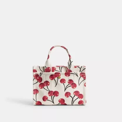 Cargo Tote Bag 20 With Cherry Print