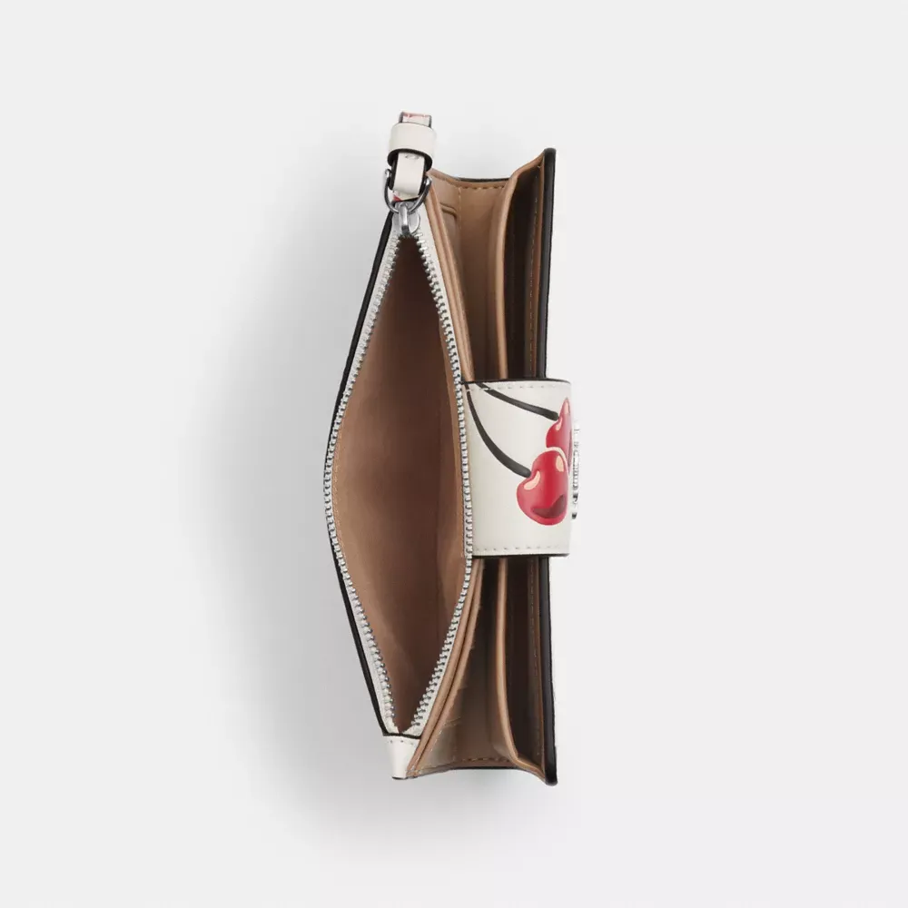 Phone Wallet With Cherry Print