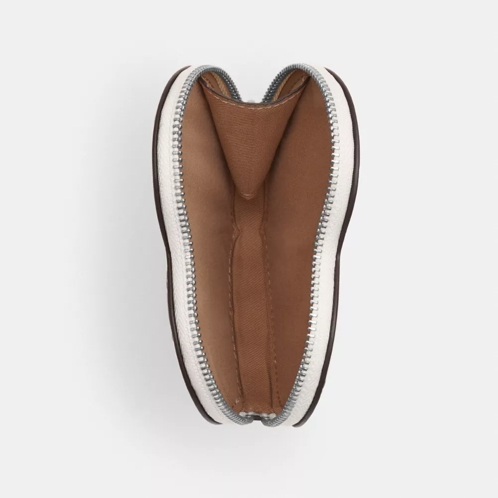 Heart Coin Case With Cherry Print