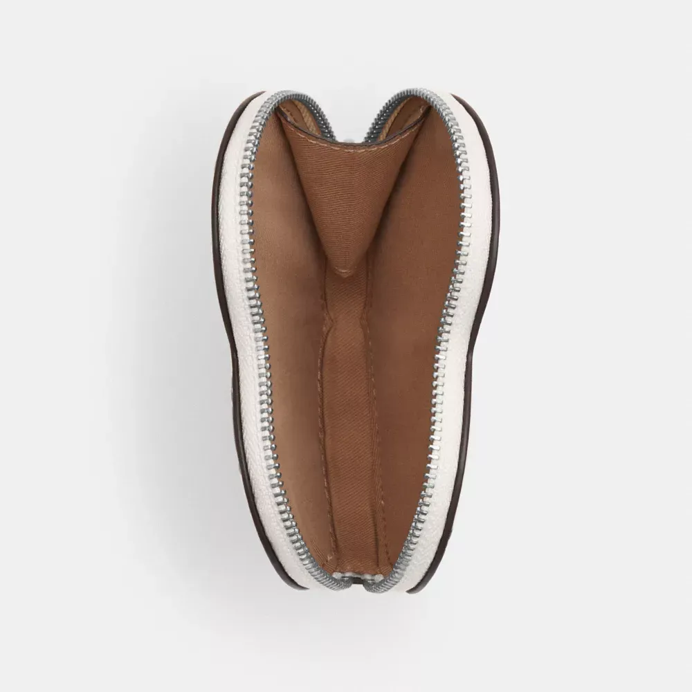 Heart Coin Case With Cherry Print