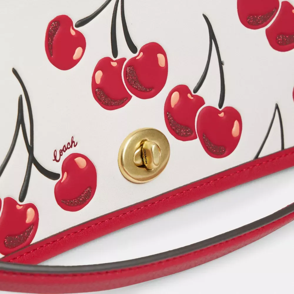 Dinky Bag With Cherry Print