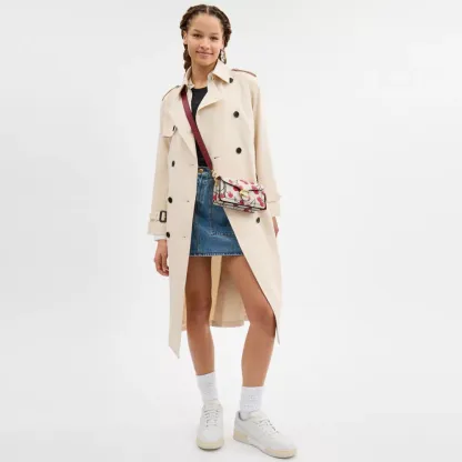 Tabby Shoulder Bag 20 With Cherry Print