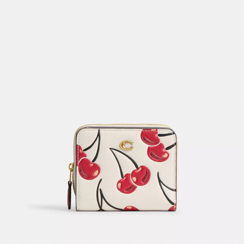 Essential Billfold Wallet With Cherry Print