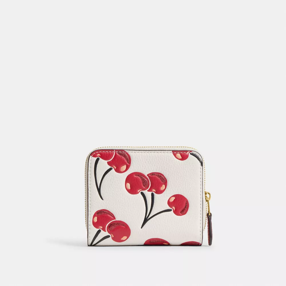 Essential Billfold Wallet With Cherry Print