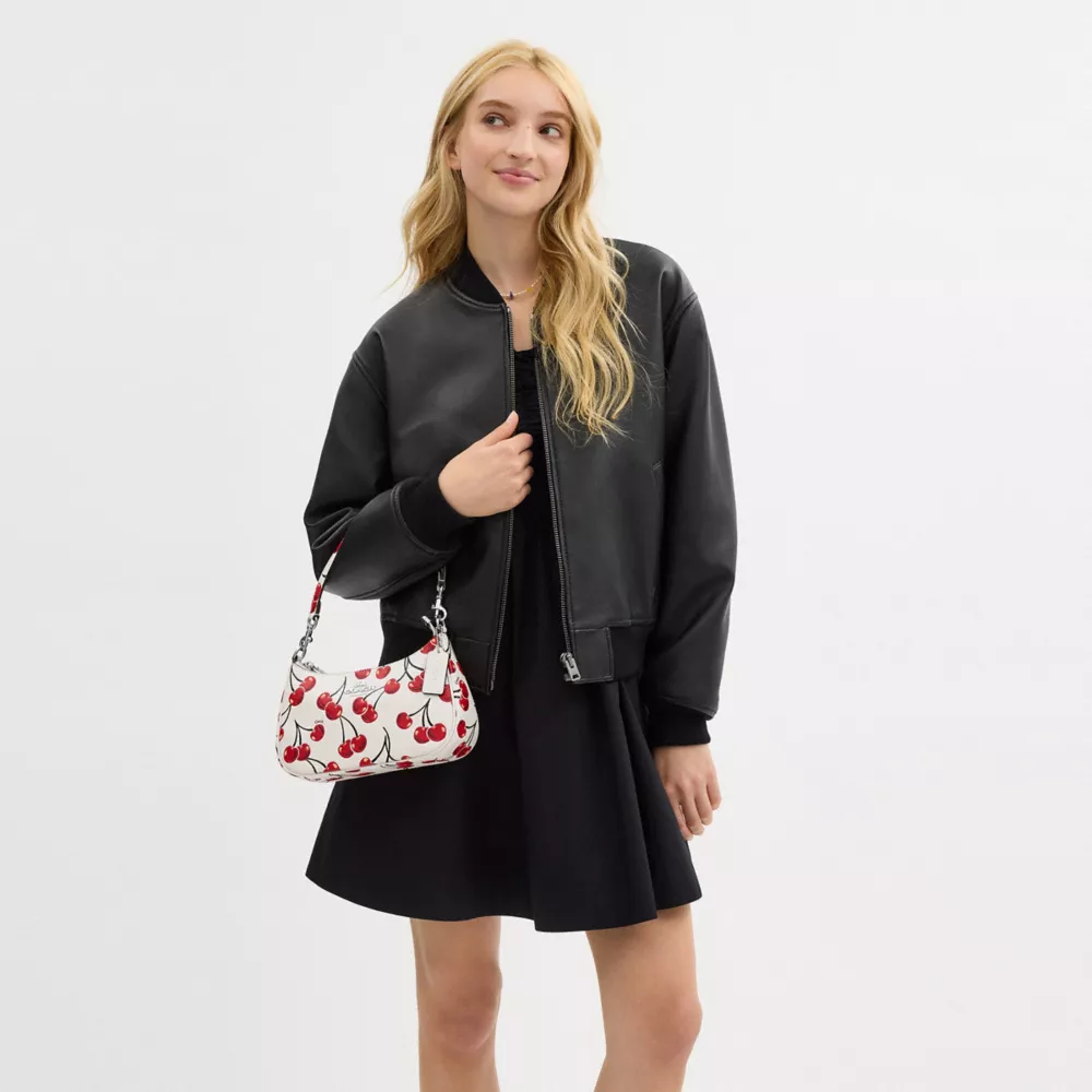 Teri Shoulder Bag With Cherry Print