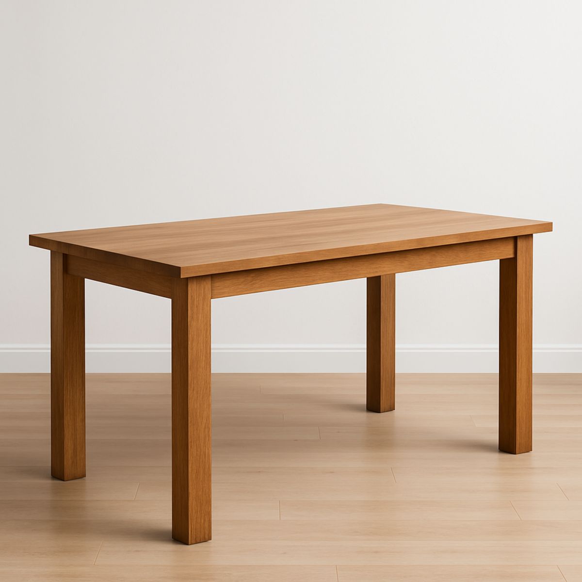 Table en bois rectangulaire 150x80x75 cm