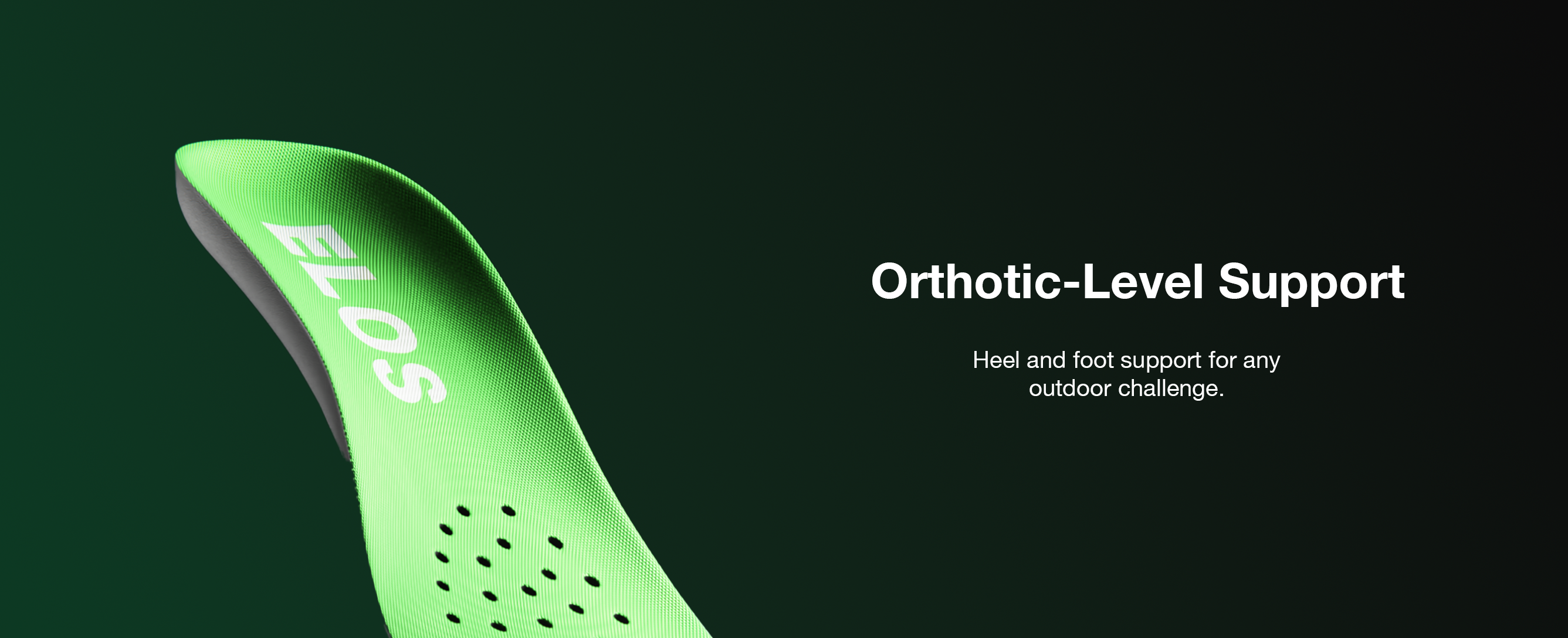 orthotic level support heated insoles