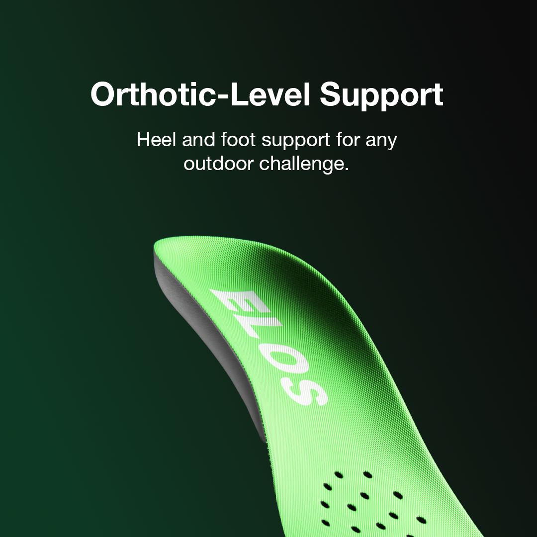 orthotic level support heated insoles