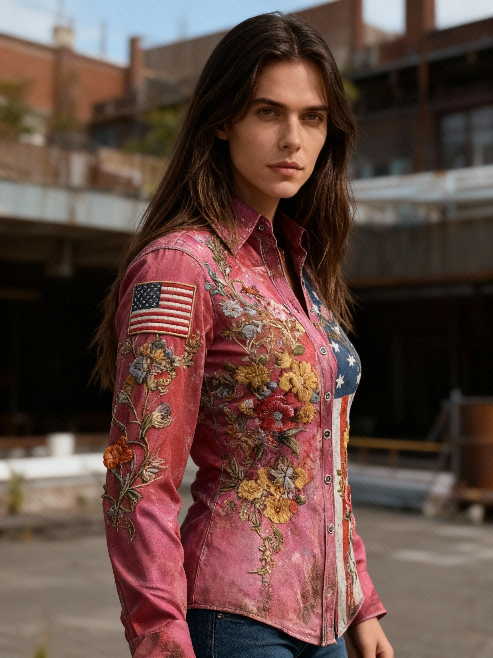 Women's US 250th Anniversary Casual Shirt