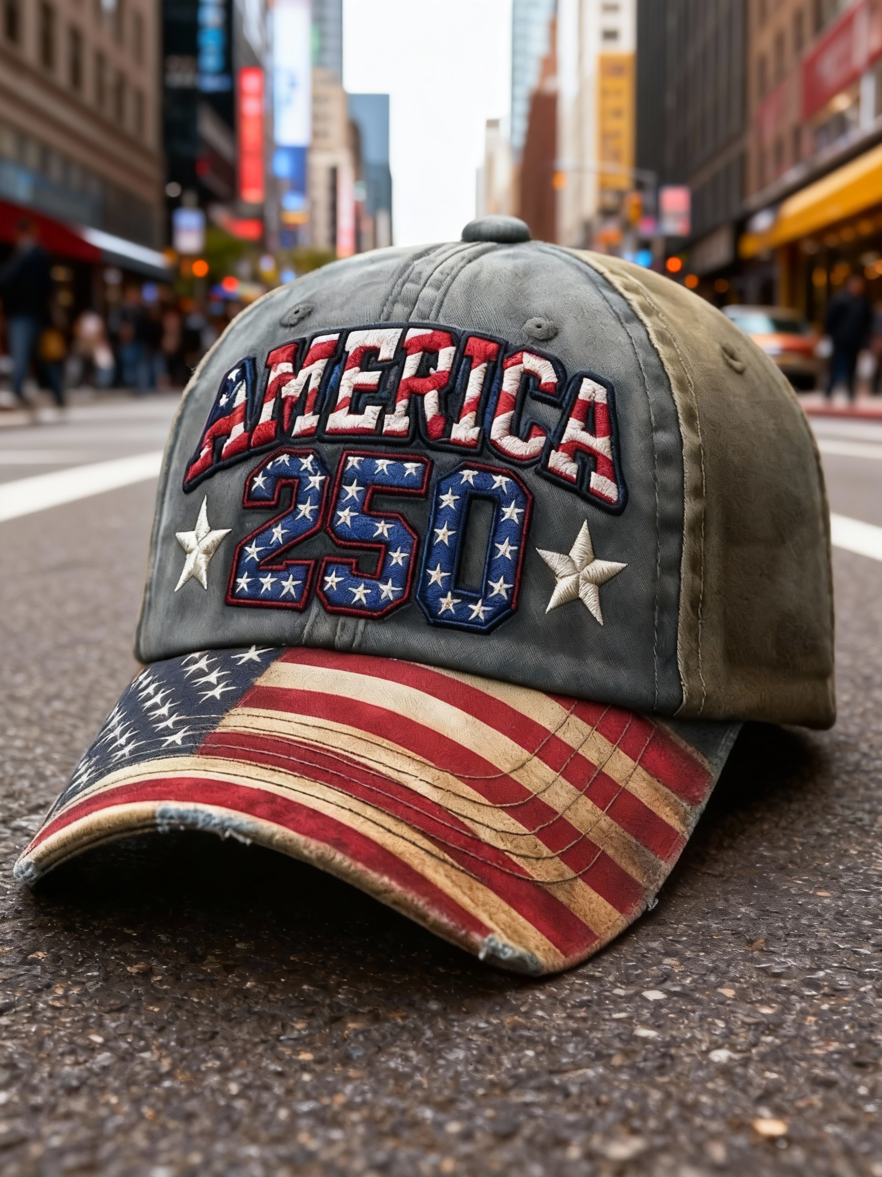 US 250th Anniversary Printed Casual Hat