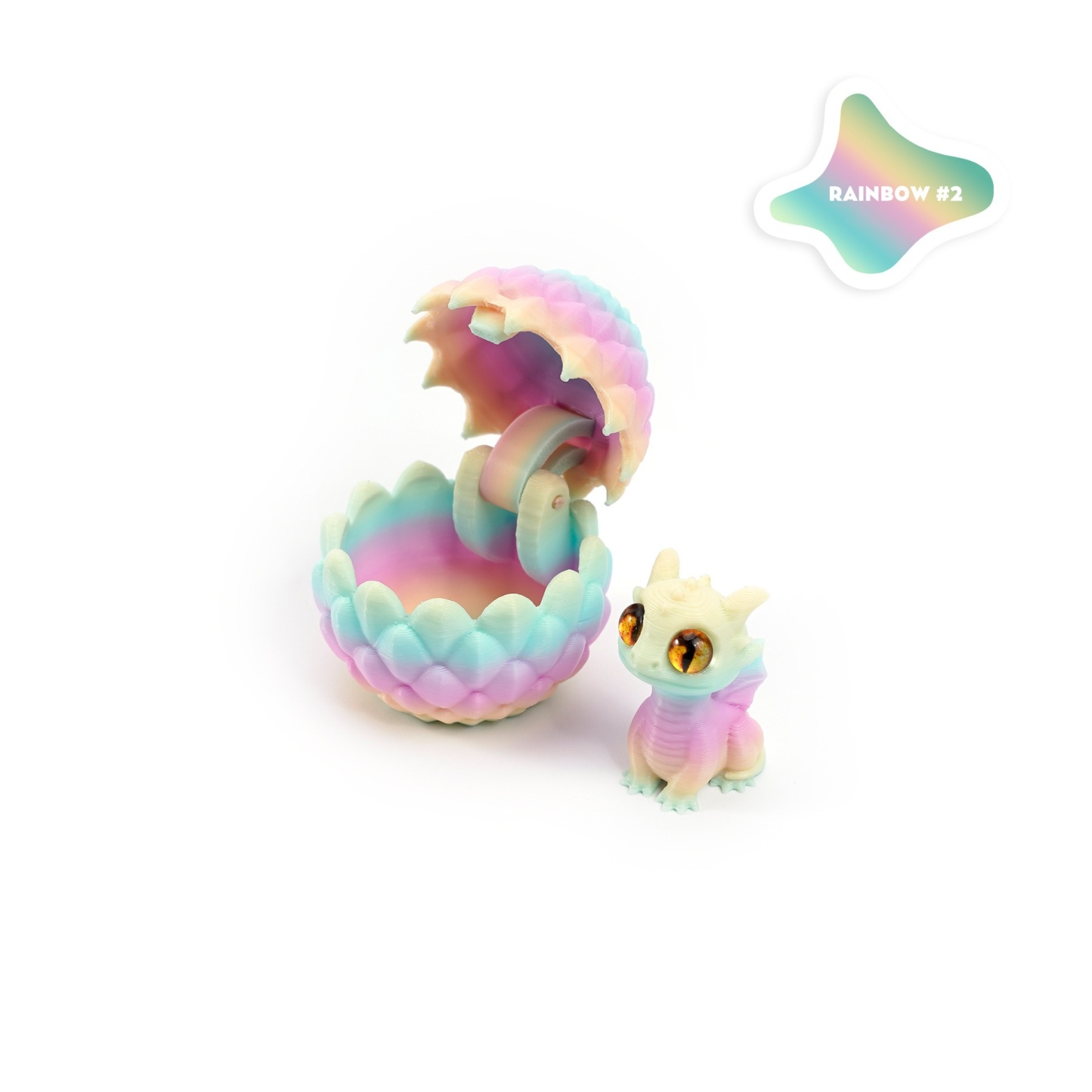 🎁🐉Your Favorite Sky Companions: 10-Piece Random Colors Mini Dragon Egg Set