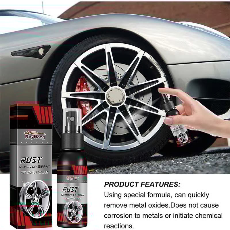 ✨Multifunctional Metal Rust Remover Spray - Fast-Acting Rust Converter for Cars, Tools & Metal Surfaces