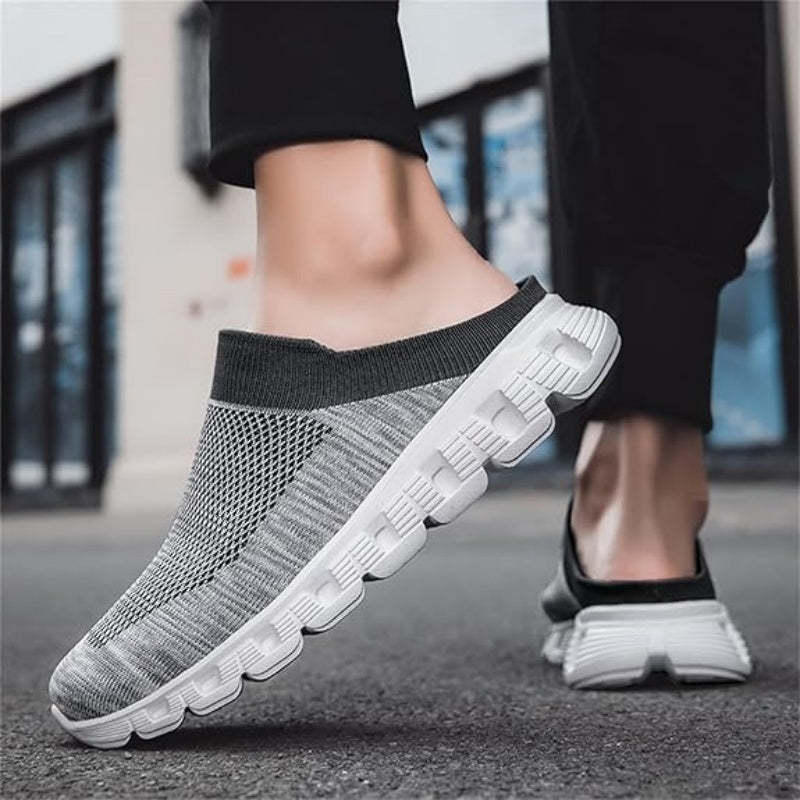 Men’s Recovery Slippers – Ultra Comfortable with Soft Cushioning, Arch Support, Non-Slip Sole, and Breathable Materials for Enhanced Comfort and Foot Health-SCSLUXE