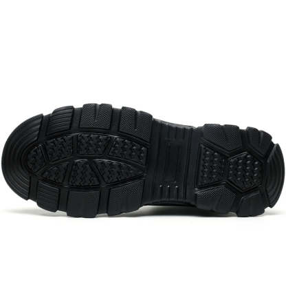 Men's Steel Toe Hand Stitched Cow Leather Boots Motorcycle Boots Work Boots Hiking Boots