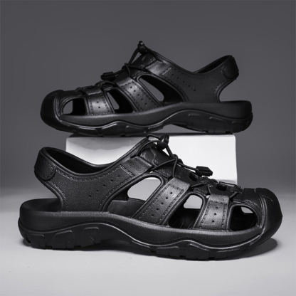 (⏰Limited Time Sale 49% OFF 🔥) Men’s Closed-Toe Outdoor Sandals – Breathable, Non-Slip, Work-Ready Shoes with Arch Support for Hiking, Water, and Daily Wear-SCSLUXE