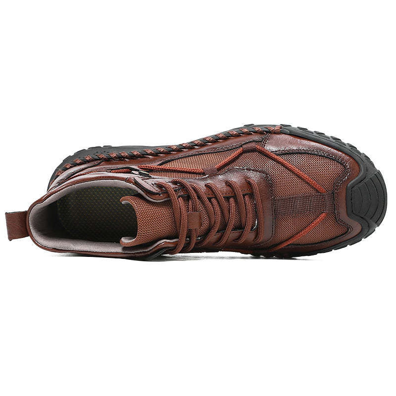 Men’s Sneakers – Trail Running, Walking & Hiking Shoes | Breathable, Anti-Slip, Puncture-Proof, Wide Toe Box, Ankle Support-SCSLUXE