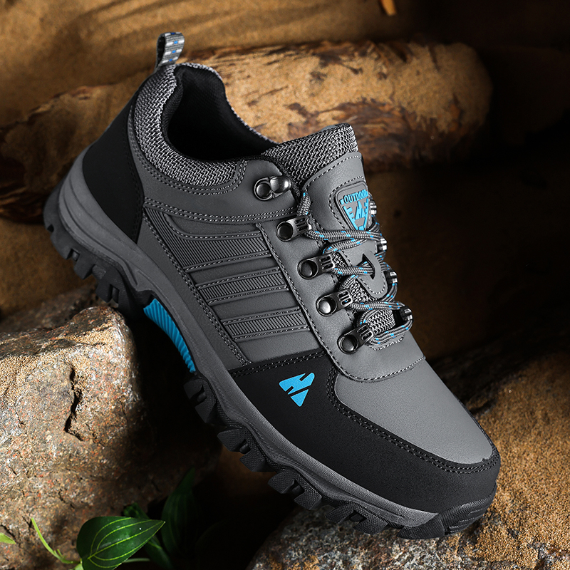 (💥Hot-Selling : 70% OFF Sale!🔥) Men’s Leather Hiking & Outdoor Shoes – Orthopedic Comfort, Non-Slip, Lightweight, Breathable, Durable 3 Years-SCSLUXE