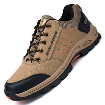 (💥Hot-Selling : 70% OFF Sale!🔥)Men’s Leather Hiking & Outdoor Shoes – Orthopedic Comfort, Non-Slip, Lightweight, Breathable, Durable 3 Years-SCSLUXE