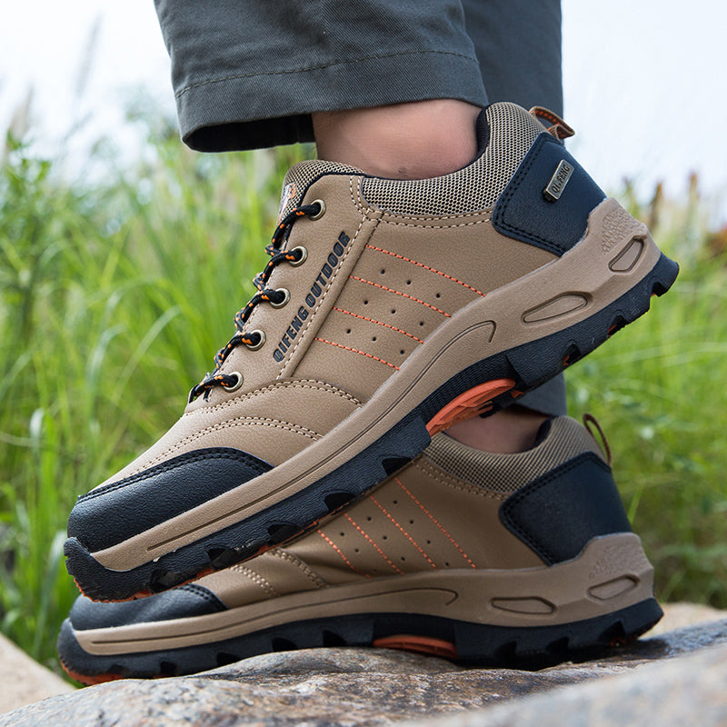 (💥Hot-Selling : 70% OFF Sale!🔥)Men’s Leather Hiking & Outdoor Shoes – Orthopedic Comfort, Non-Slip, Lightweight, Breathable, Durable 3 Years-SCSLUXE