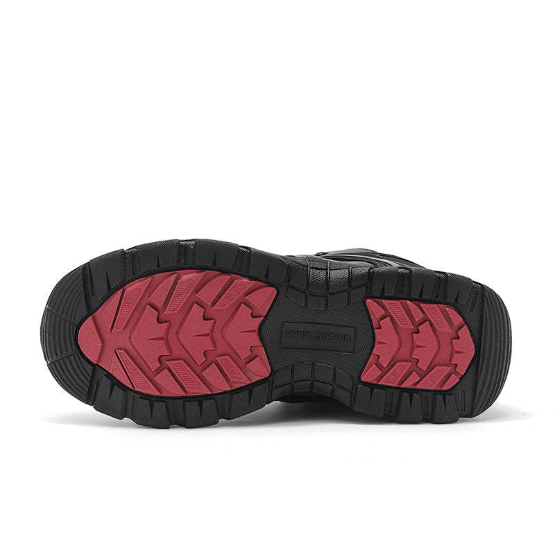 (🔥Last Day Promotion 70% OFF 🎁) Men’s Leather Hiking and Work Boots, Waterproof Lightweight Orthopedic Comfort, Slip Resistant Anti Puncture, Shock Absorbing Arch and Ankle Support, for Wet Trails Construction and Long Walks-SCSLUXE