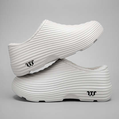 Unisex Fall/Winter Warm EVA Slip-On Clogs – Comfortable Pain-Relief Shoes with Arch Support, Waterproof & Non-Slip, Cozy Sherpa Lining for Indoor & Home Casual Wear-SCSLUXE