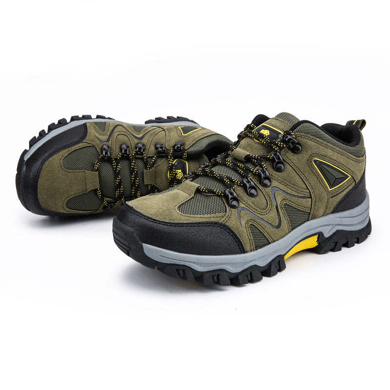 Men’s Comfort & Protection Shoes — Wide Fit, Shock-Absorbing Cushioning, Non-Slip Grip, Pain-Relief Support-SCSLUXE