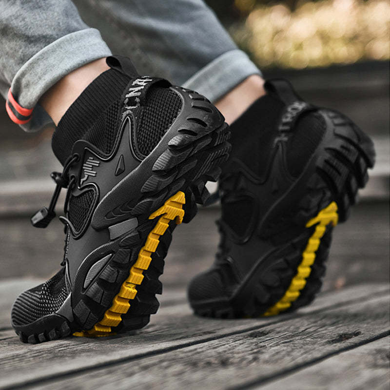 Men's Brand Hiking Shoes Outdoor Shoes Waterproof Non-slip Nnti-sprain