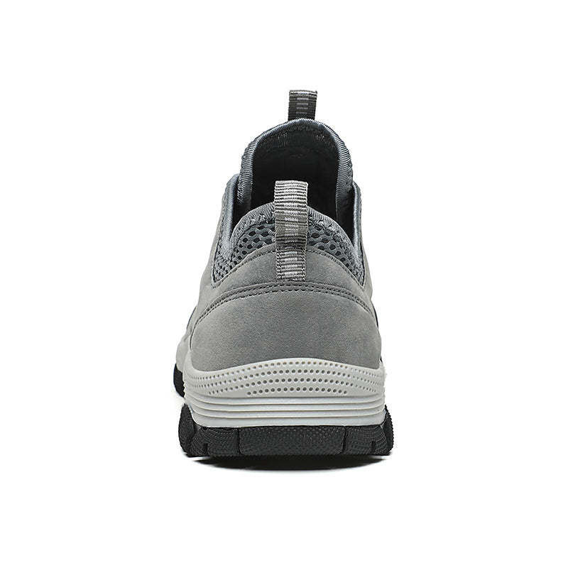 Men's Genuine Leather Breathable Lightweight Arch Support Hiking Orthopedic Shoes