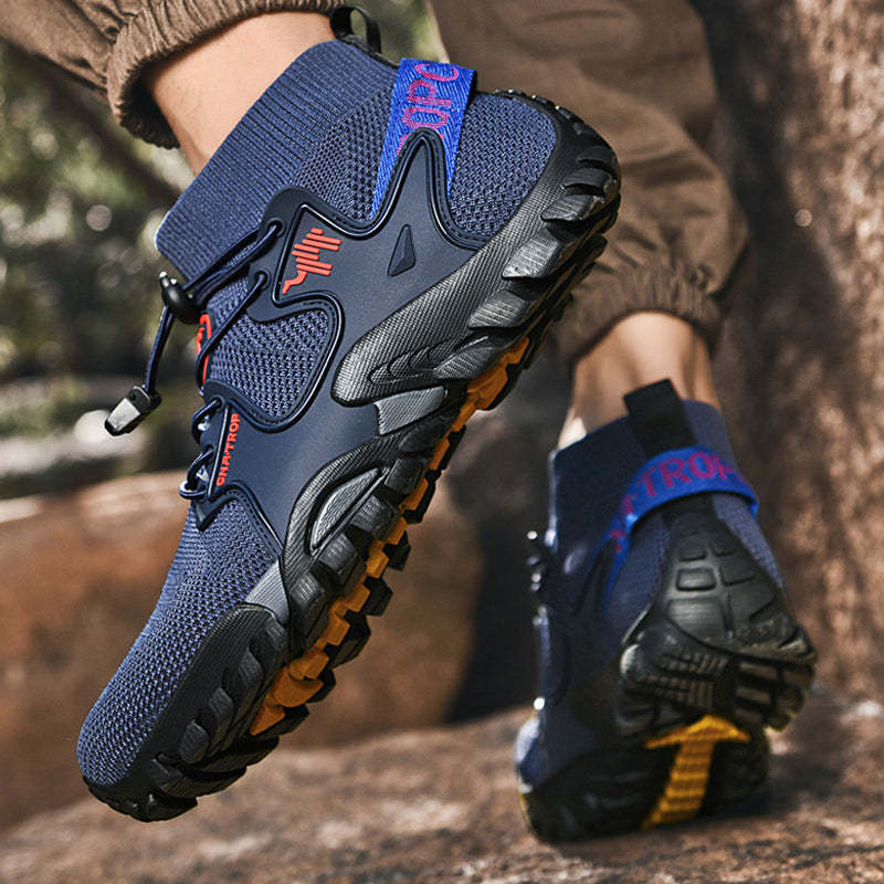 Men's Brand Hiking Shoes Outdoor Shoes Waterproof Non-slip Nnti-sprain