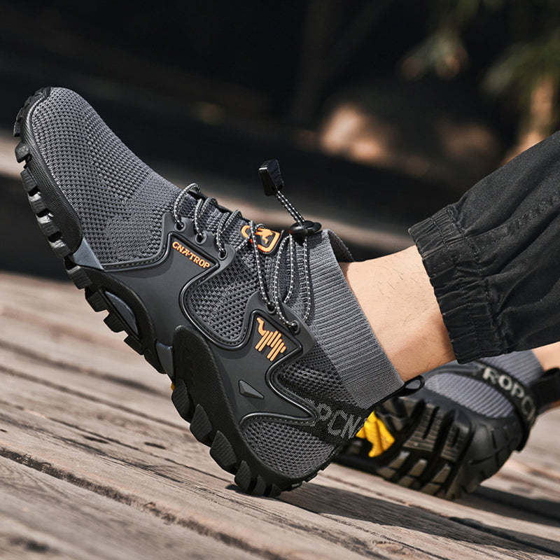 Men's Brand Hiking Shoes Outdoor Shoes Waterproof Non-slip Nnti-sprain