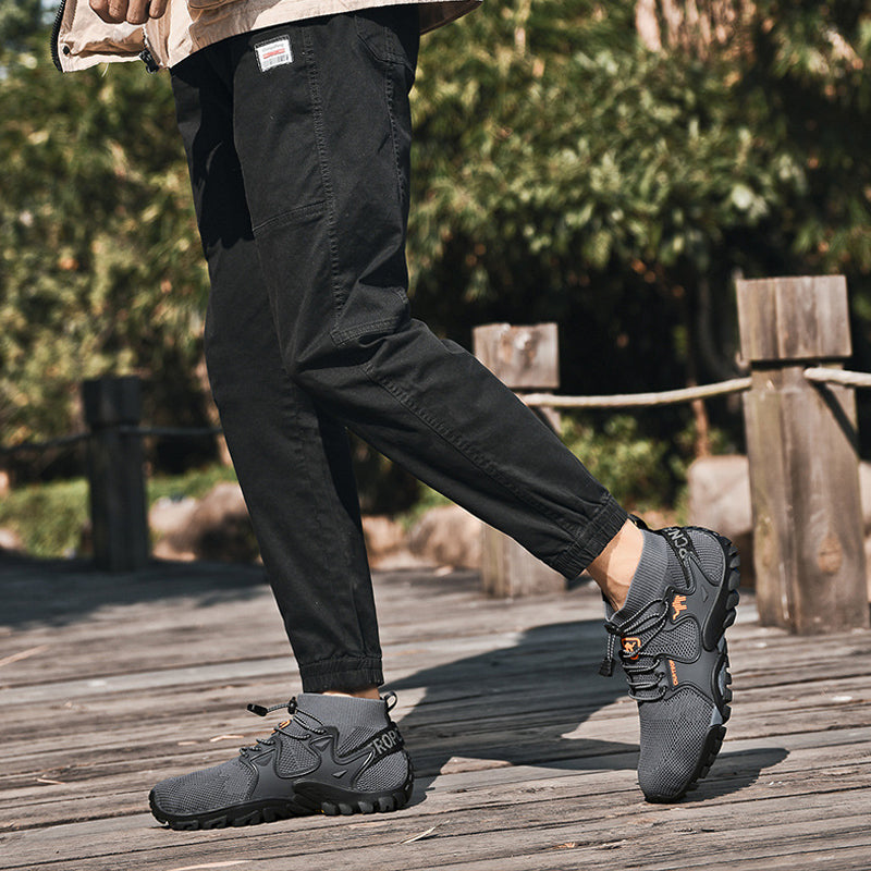 Men's Brand Hiking Shoes Outdoor Shoes Waterproof Non-slip Nnti-sprain