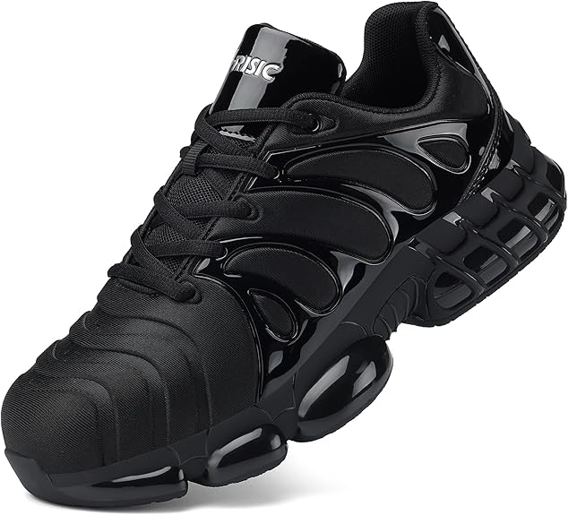 Lightweight Steel Toe Shoes for Men & Women – Puncture Proof Work Sneakers with Kevlar Midsole, Slip Resistant Safety Composite Toe